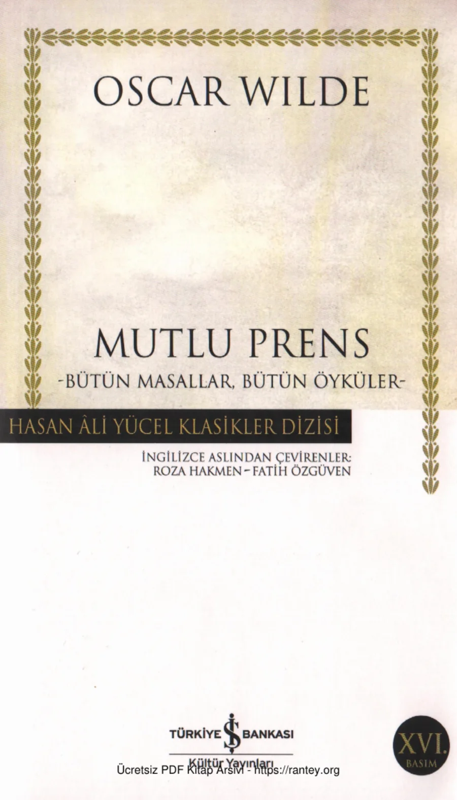 Mutlu Prens kapak görseli