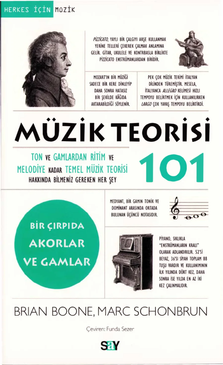 Müzik Teorisi 101 Say Yayınları kapak görseli