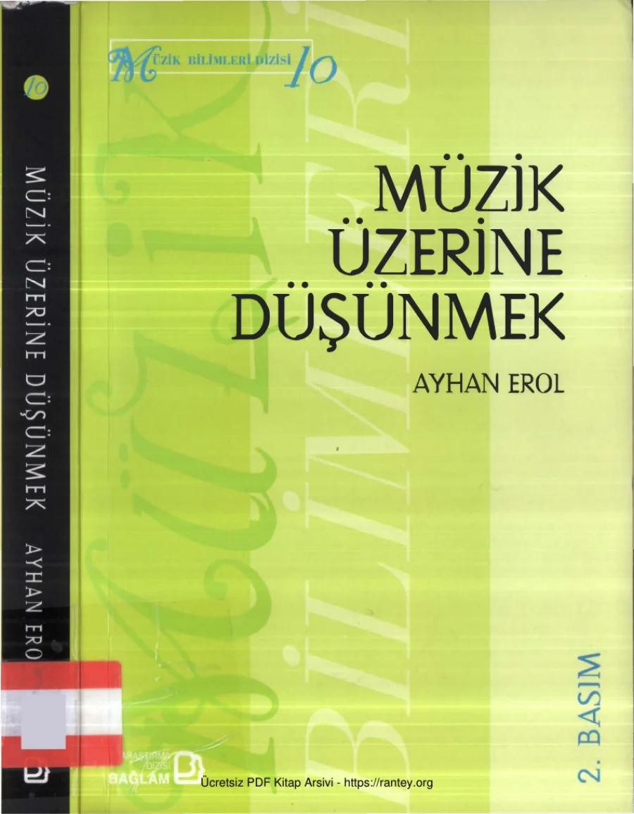 Müzik Üzerine Düşünmek kapak görseli