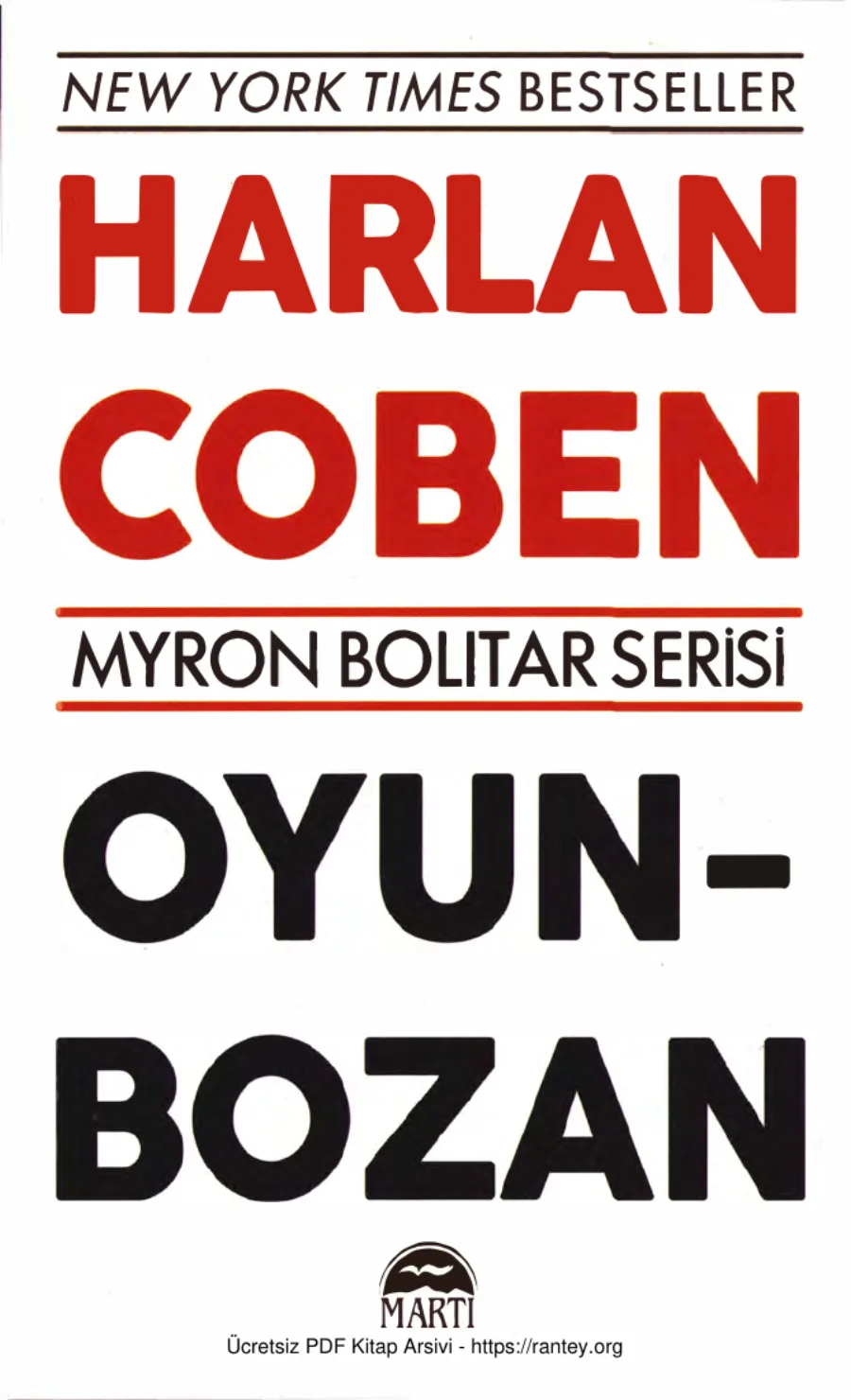 Myron Bolitar Serisi 01 Oyun Bozan Martı Yayınları kapak görseli