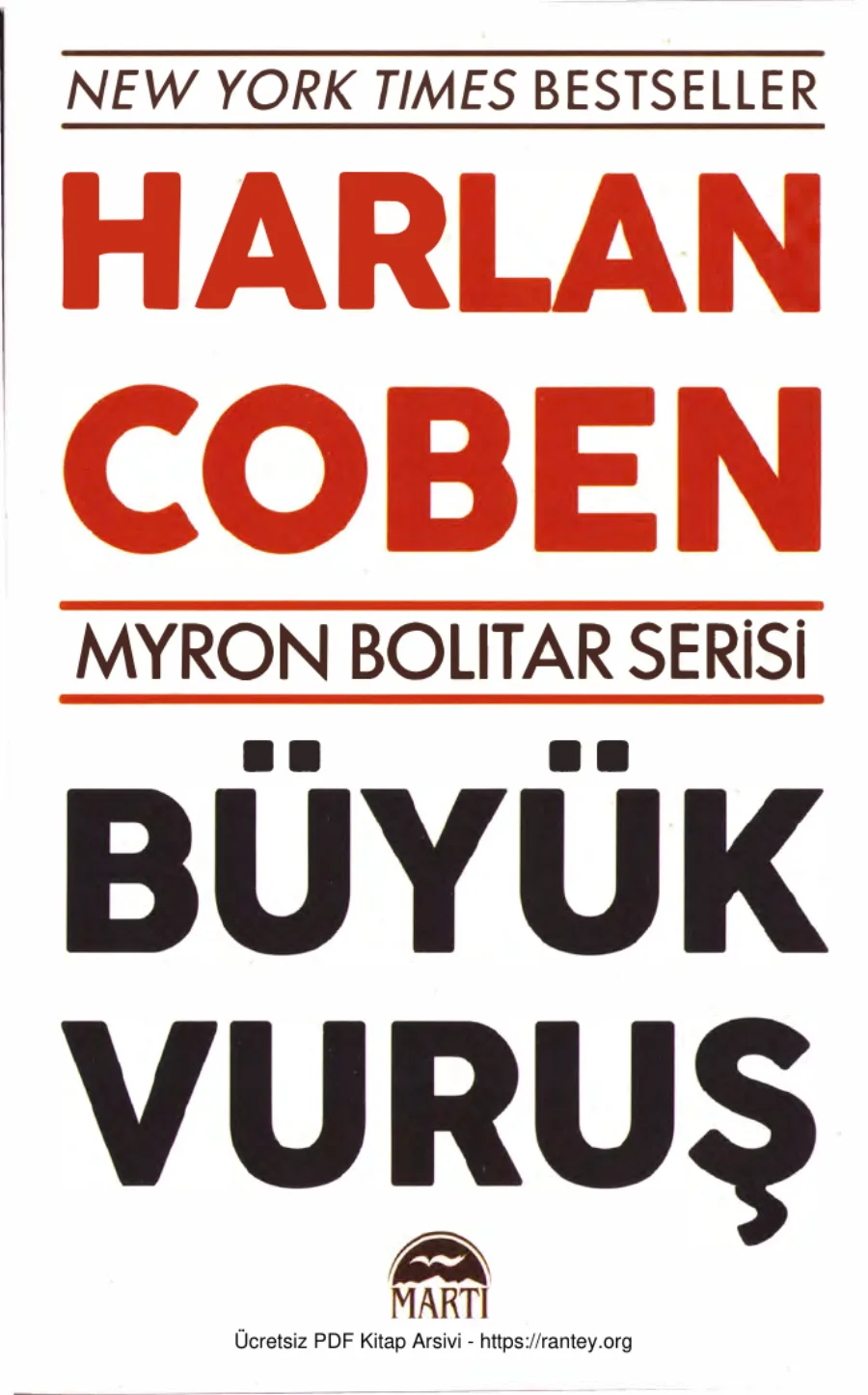 Myron Bolitar Serisi 02 Büyük Vuruş Martı Yayınları kapak görseli