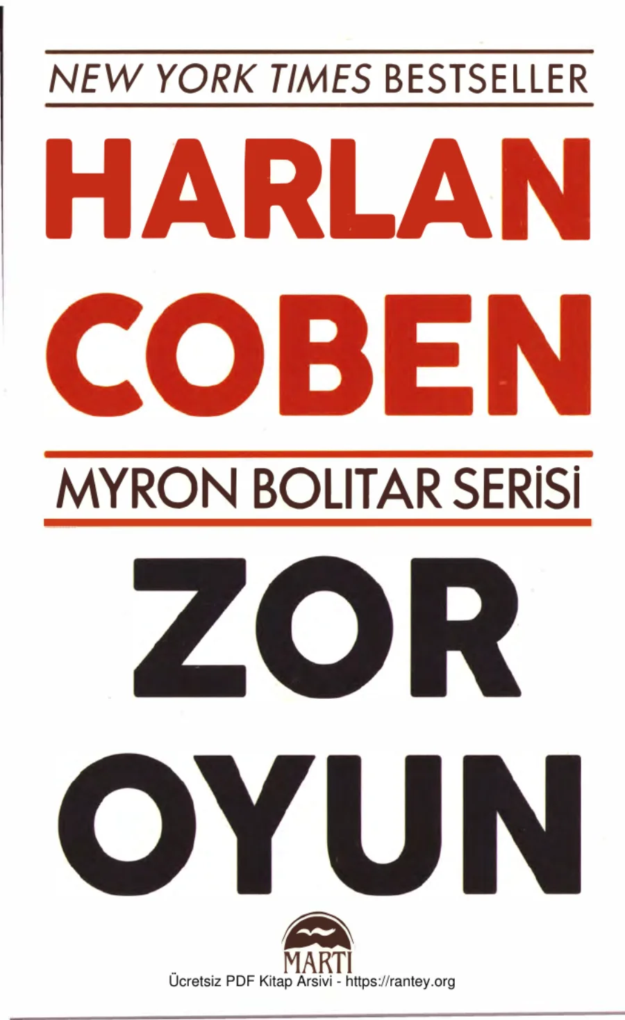 Myron Bolitar Serisi 03 Zor Oyun Martı Yayınları kapak görseli