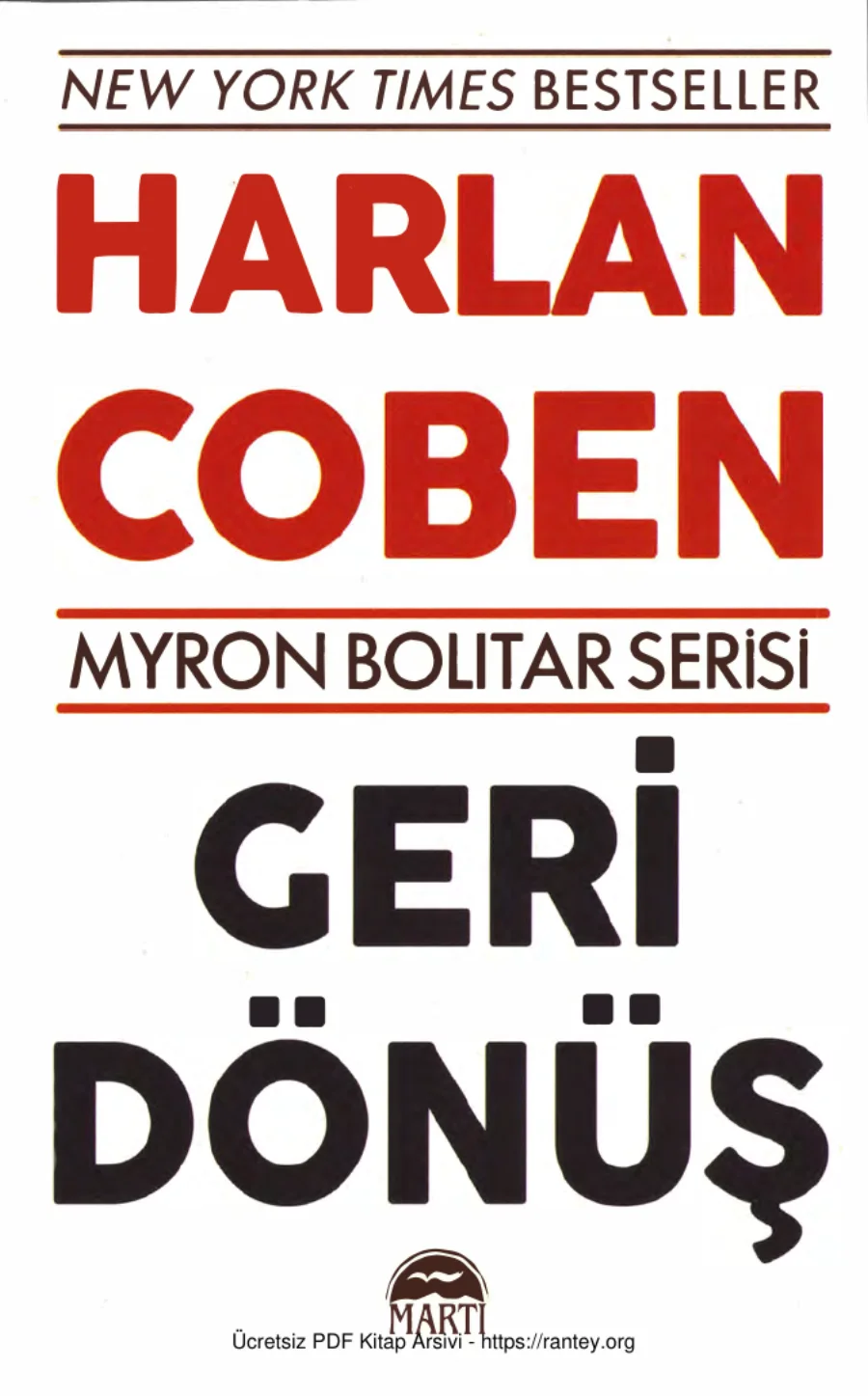 Myron Bolitar Serisi 04 Geri Dönüş Martı Yayınları kapak görseli
