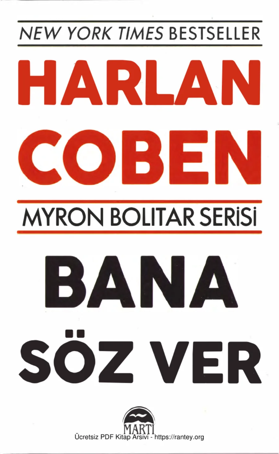 Myron Bolitar Serisi 08 Bana Söz Ver kapak görseli