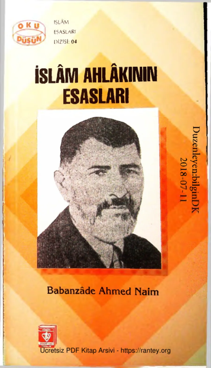 Naim Islam Ahlakinin Esaslari Babanzade Ahmet Naim kapak görseli