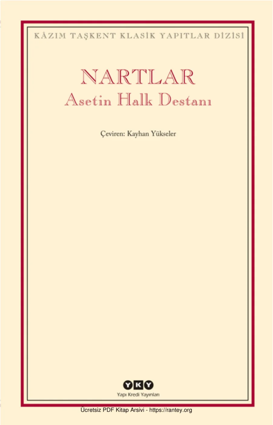 Nartlar Asetin Halk Destanı kapak görseli