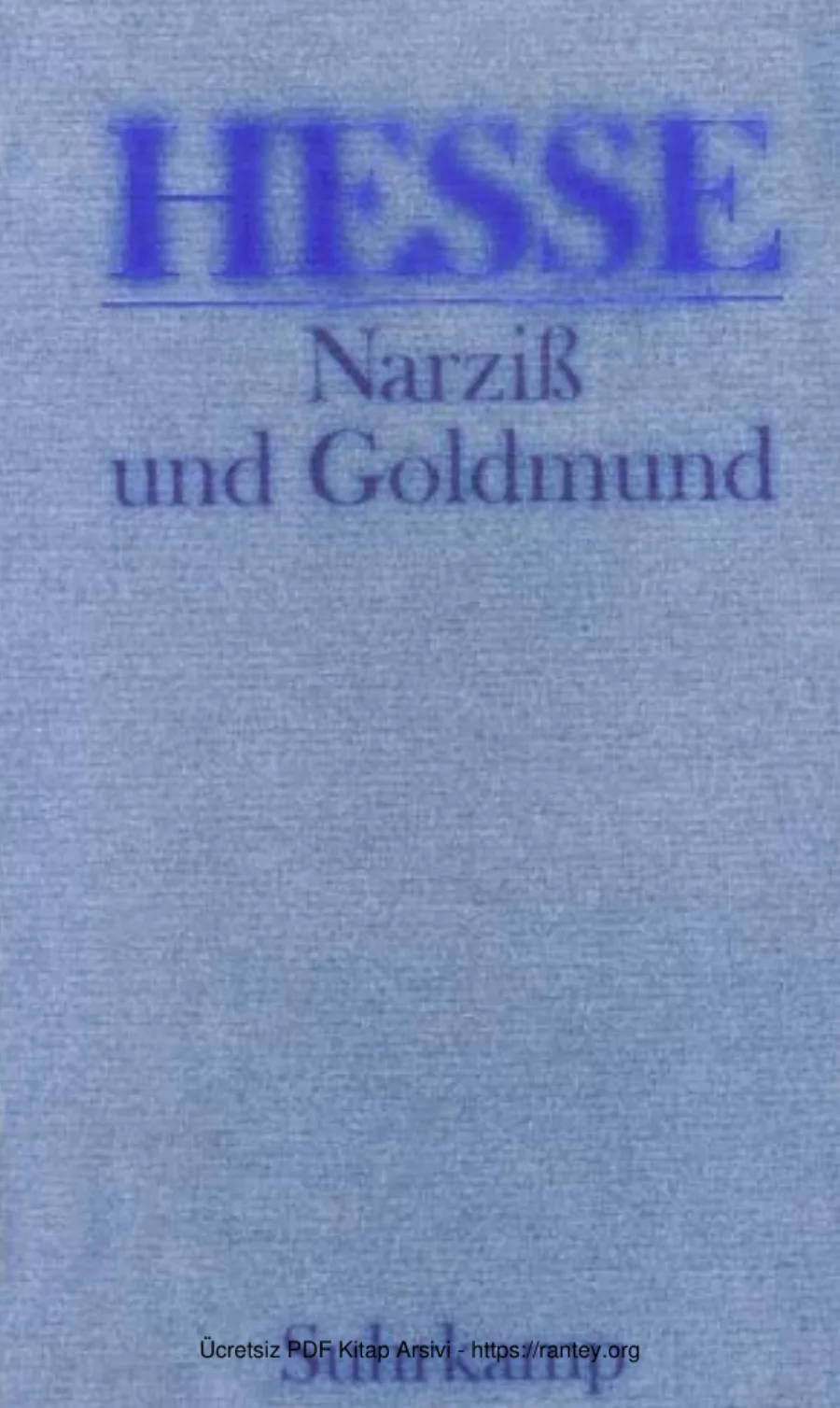 Narziss Und Goldmund kapak görseli