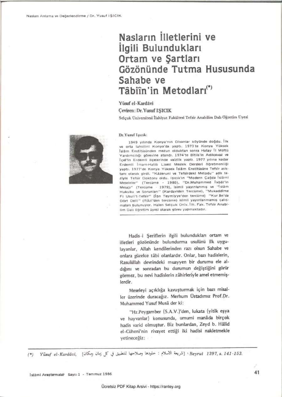 NASLARIN İLLETİ VE YUSUF IŞICIK Ebu Abdulmumin Tekin Mıhçı kapak görseli