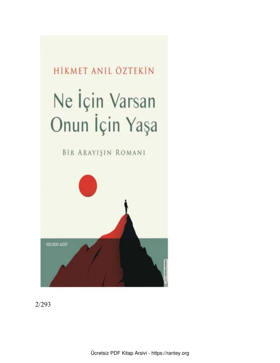 Ne İçin Varsan Onun İçin Yaşa kapak görseli