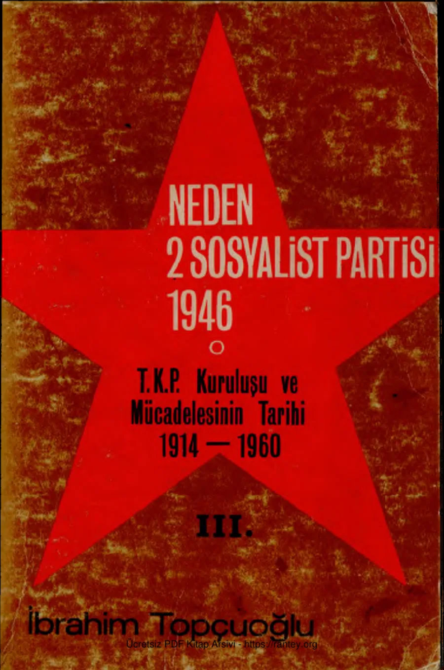 Neden 3 Sosyalist Partisi 1946 kapak görseli