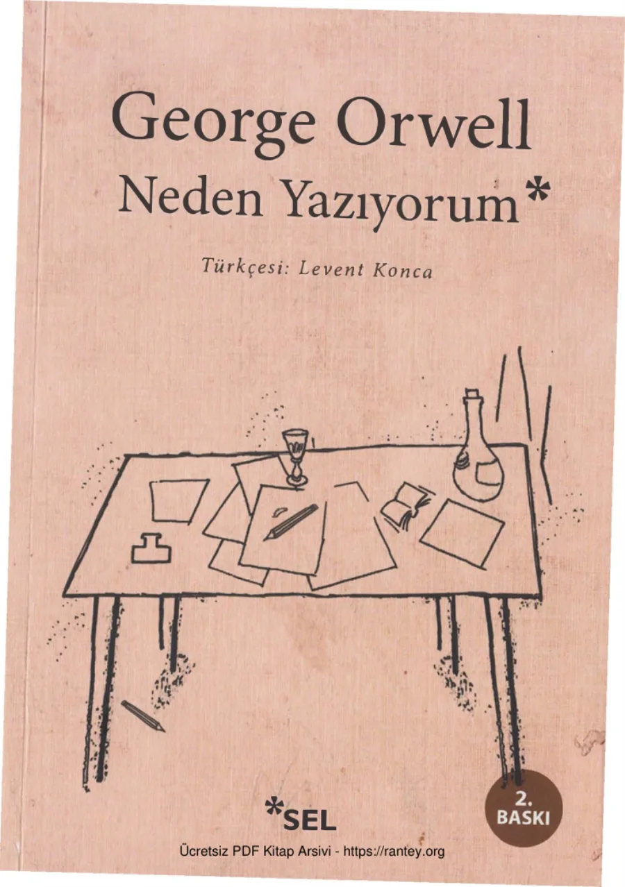 Neden Yazıyorum kapak görseli