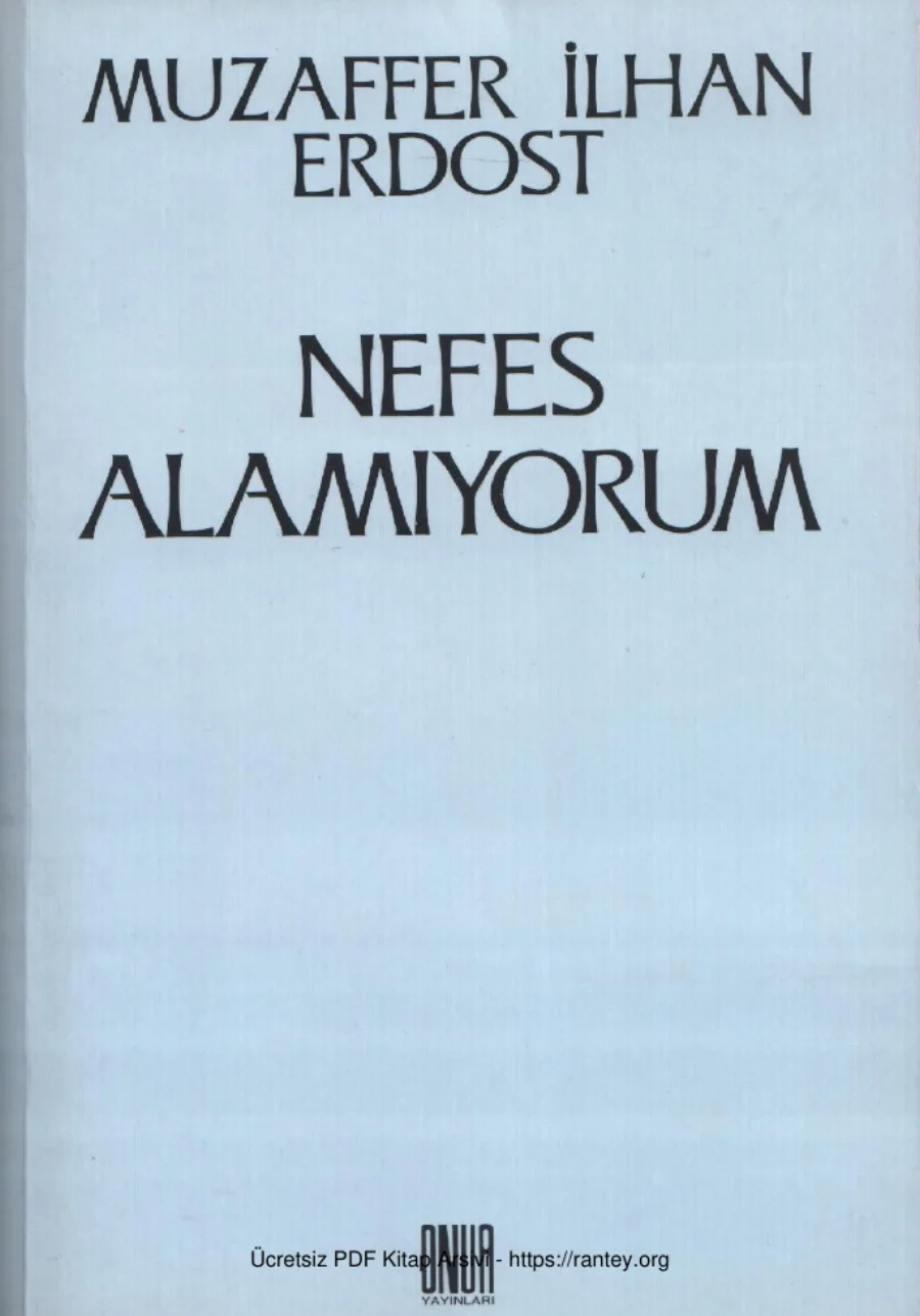 Nefes Alamıyorum kapak görseli