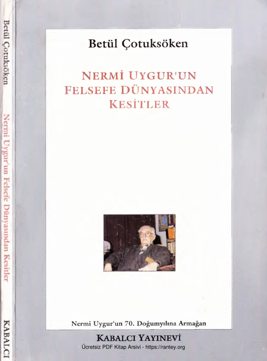 Nermi Uygurun Felsefe Dünyasından Kesitler kapak görseli