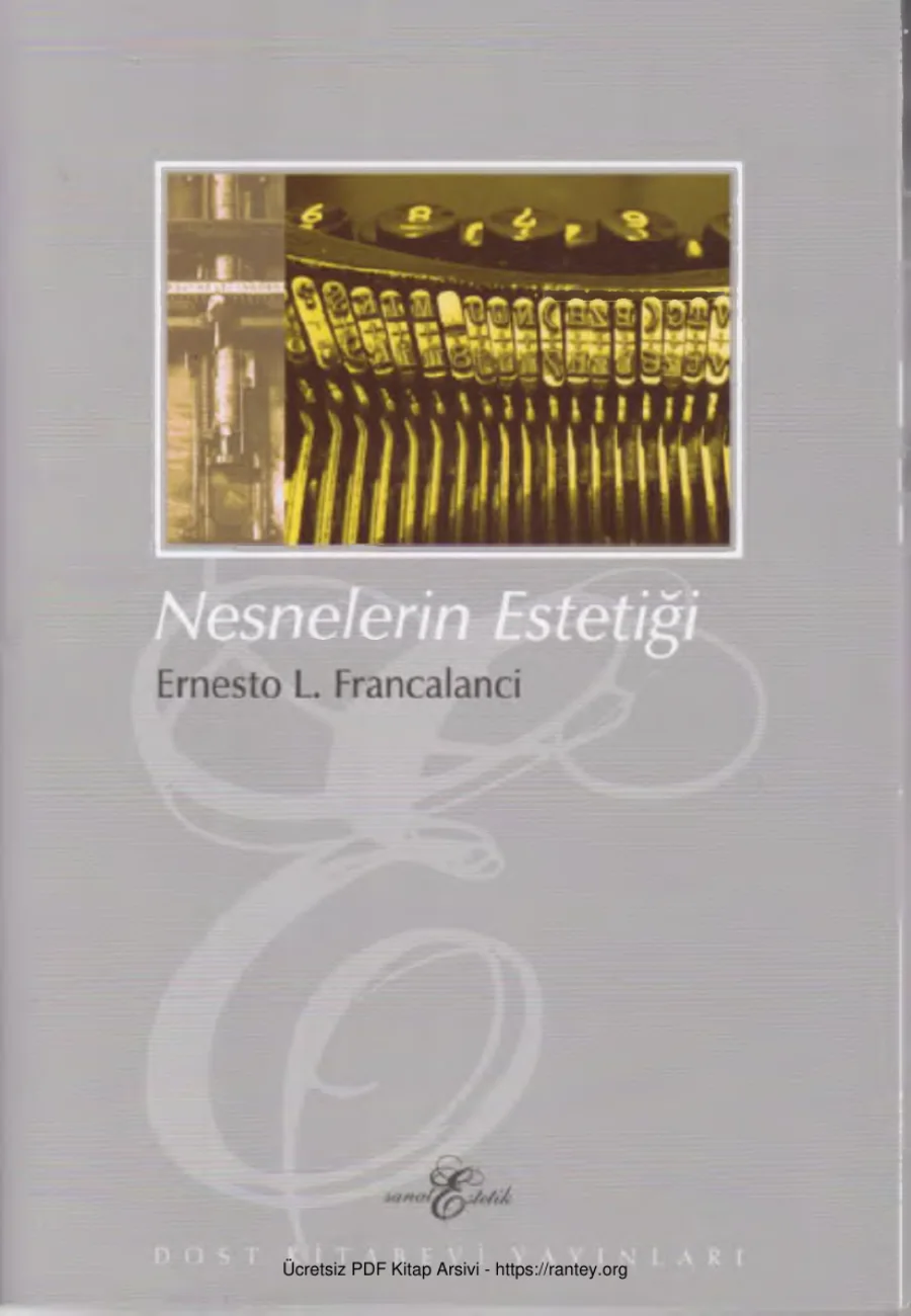 Nesnelerin Estetiği Dost Kitabevi kapak görseli