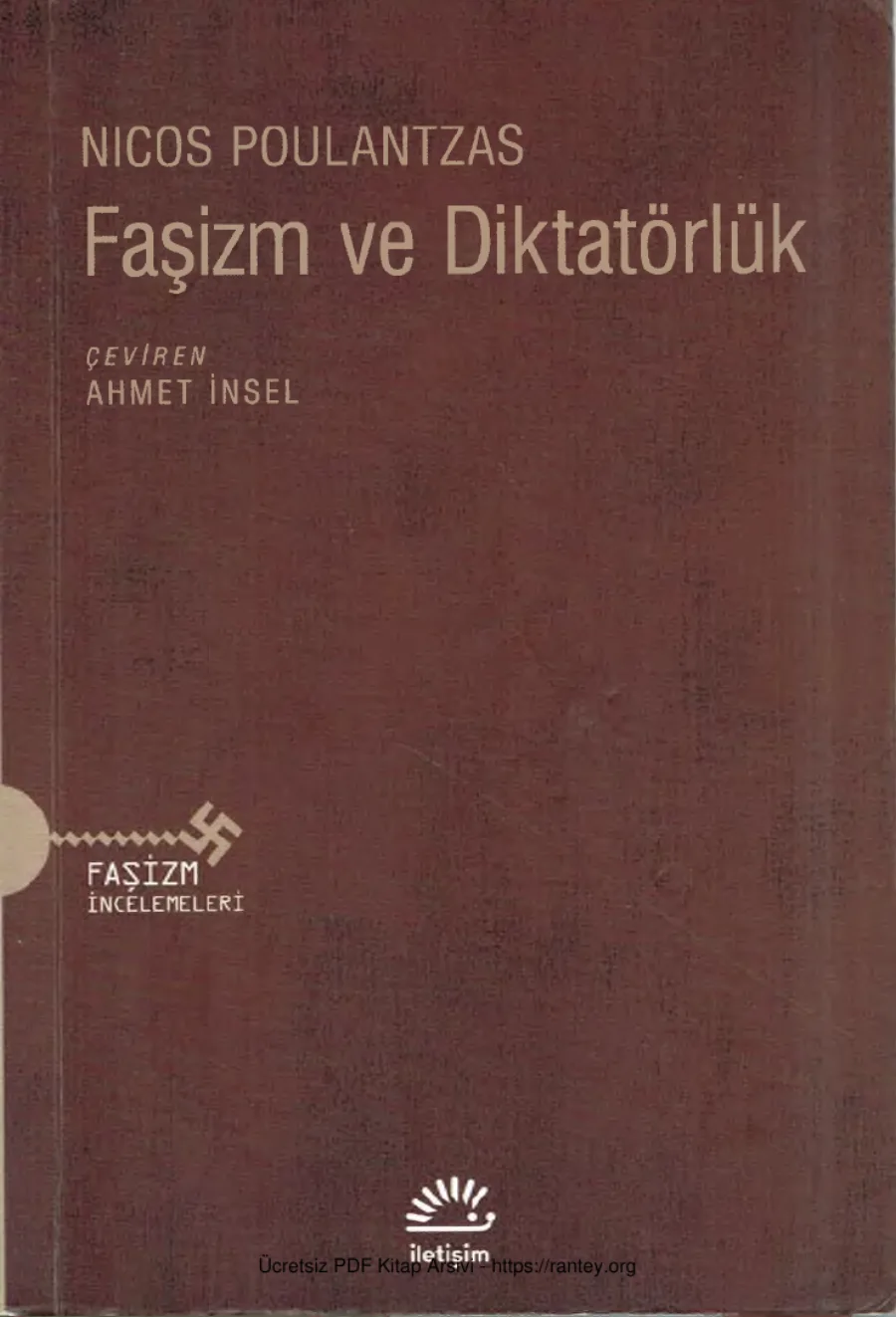 Nicos Poulantzas Faşizm ve Diktatörlük kapak görseli