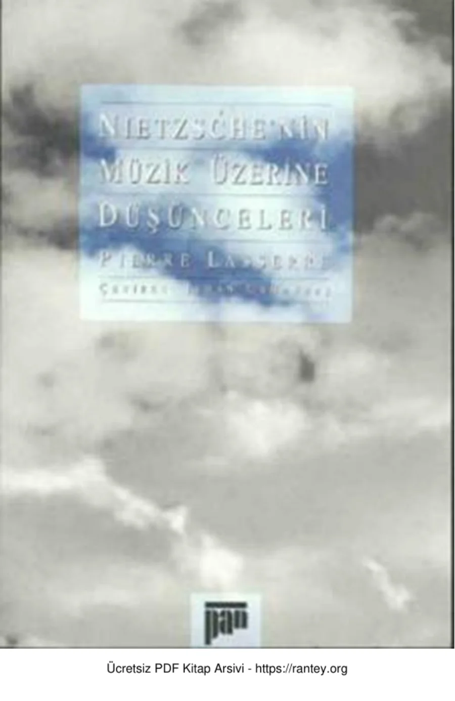 Nietzsche'nin Müzik Üzerine Düşünceleri kapak görseli