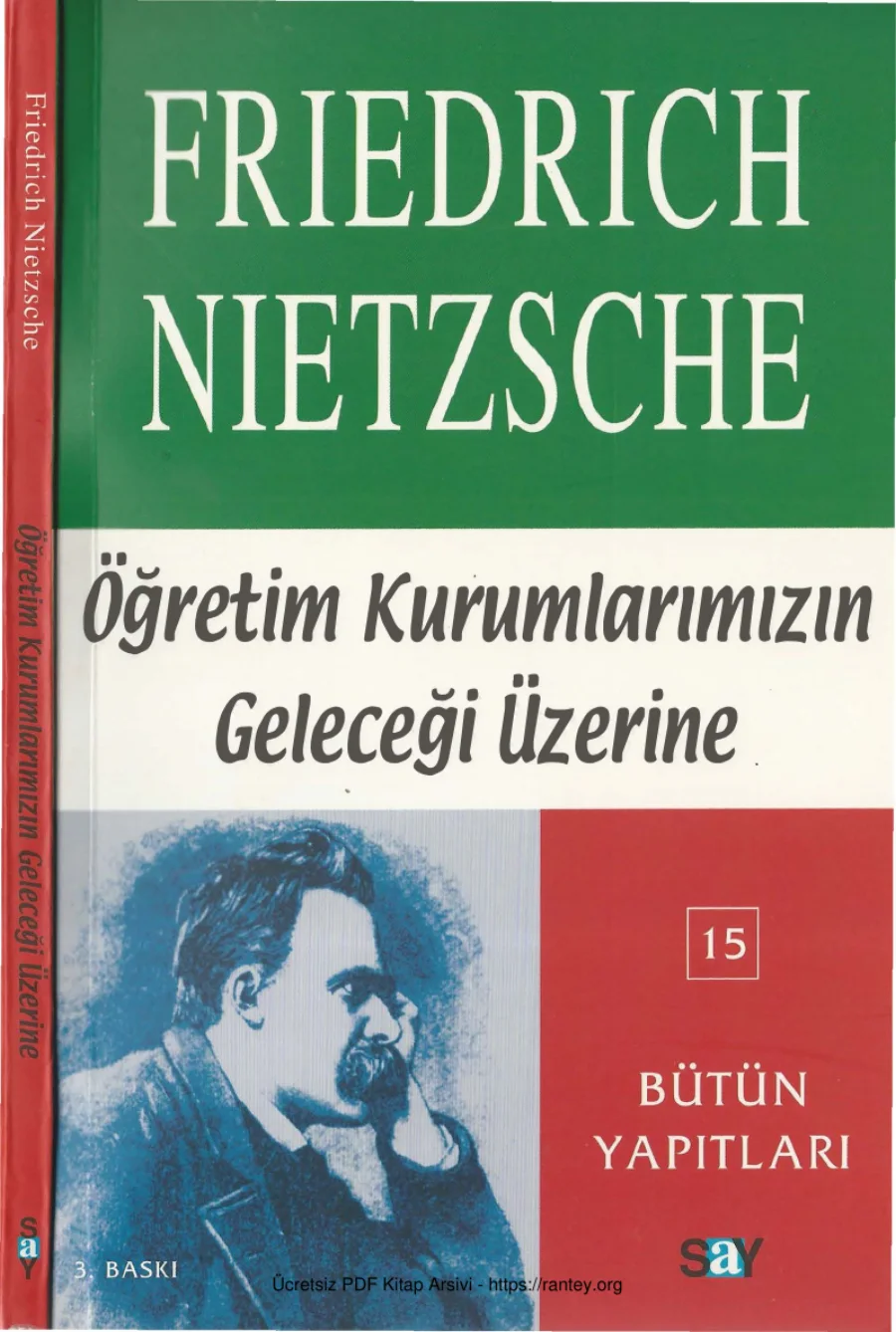 Nietzsche Öğretim Kurumlarımızın Geleceği Üzerine Say Yayınları kapak görseli