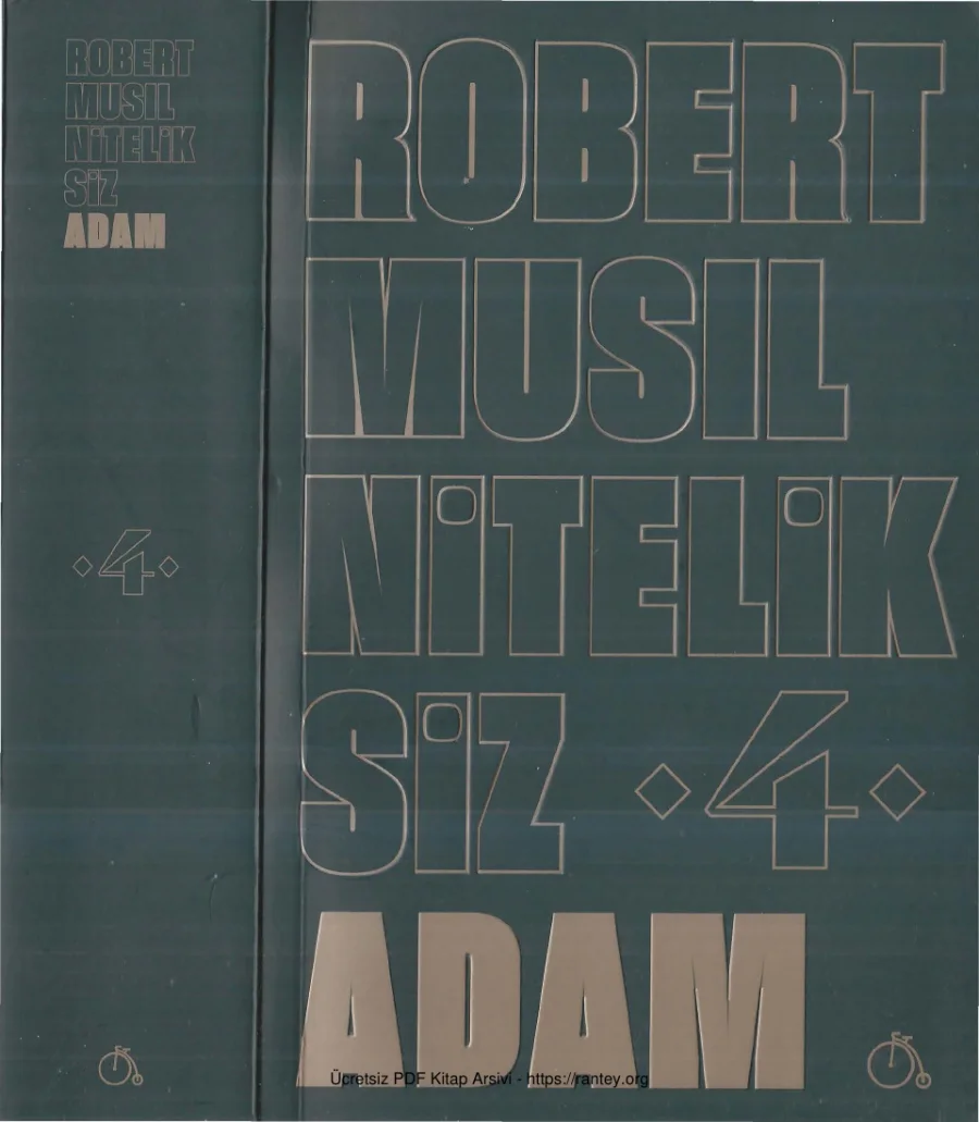 Niteliksiz Adam Cilt 4 kapak görseli