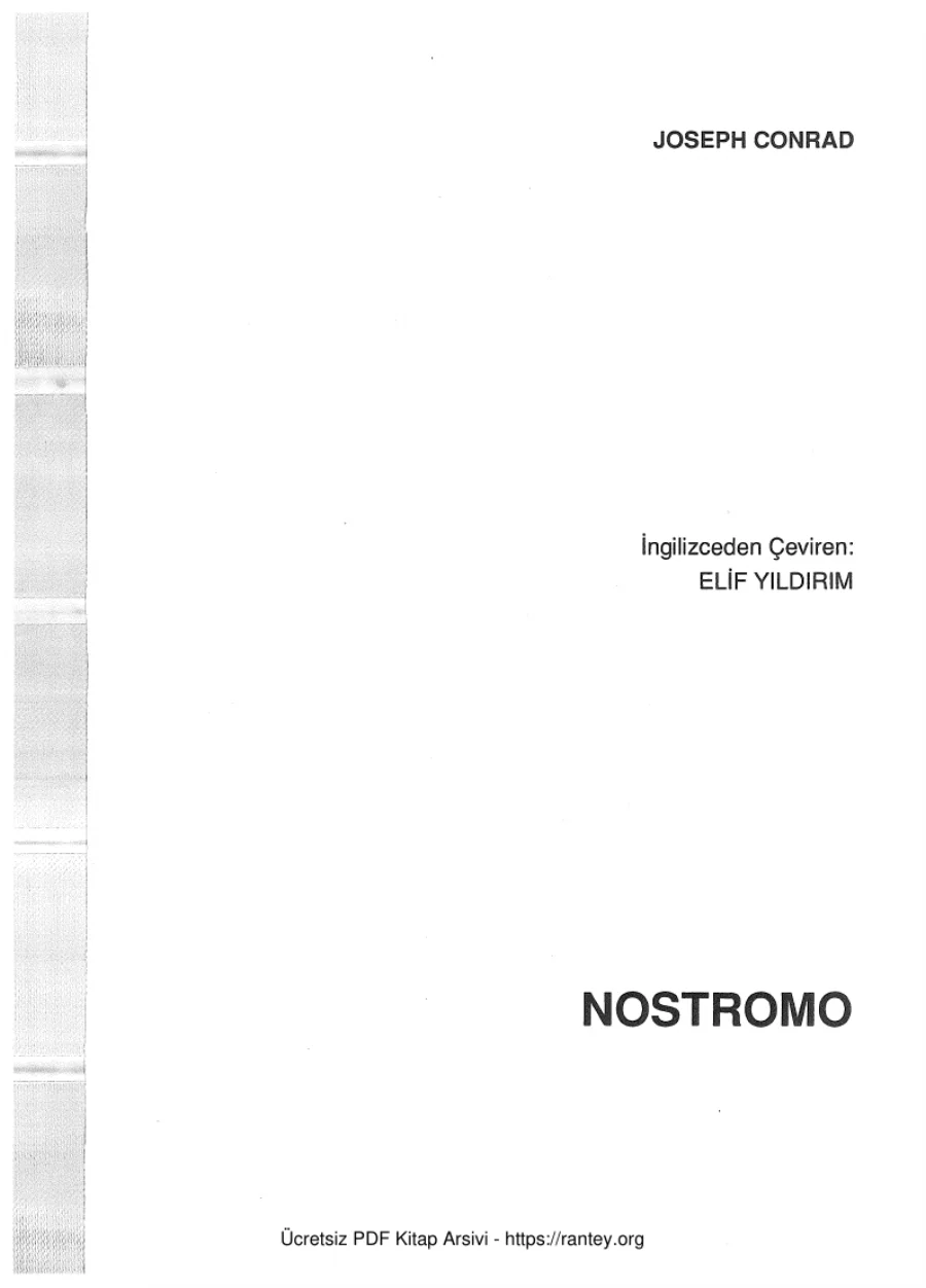 Nostromo kapak görseli