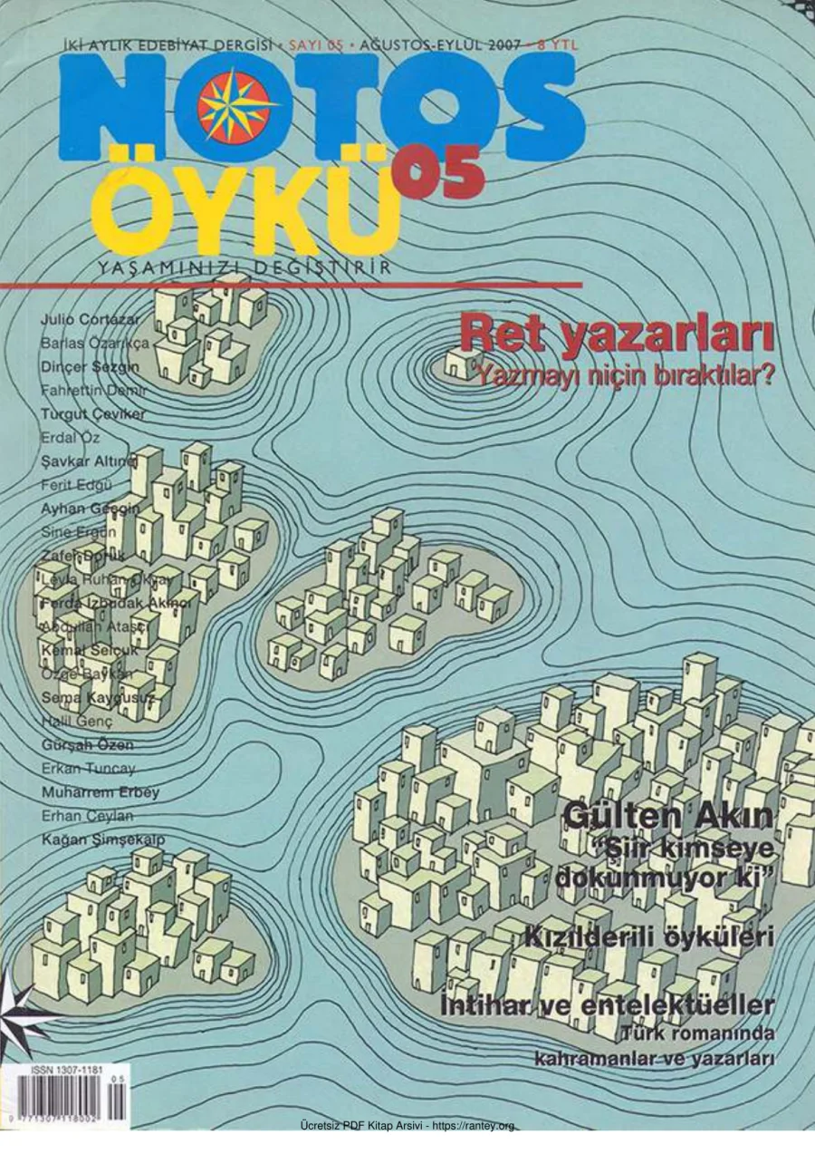 Notos Sayı 005 Ağustos Eylül 2007 kapak görseli