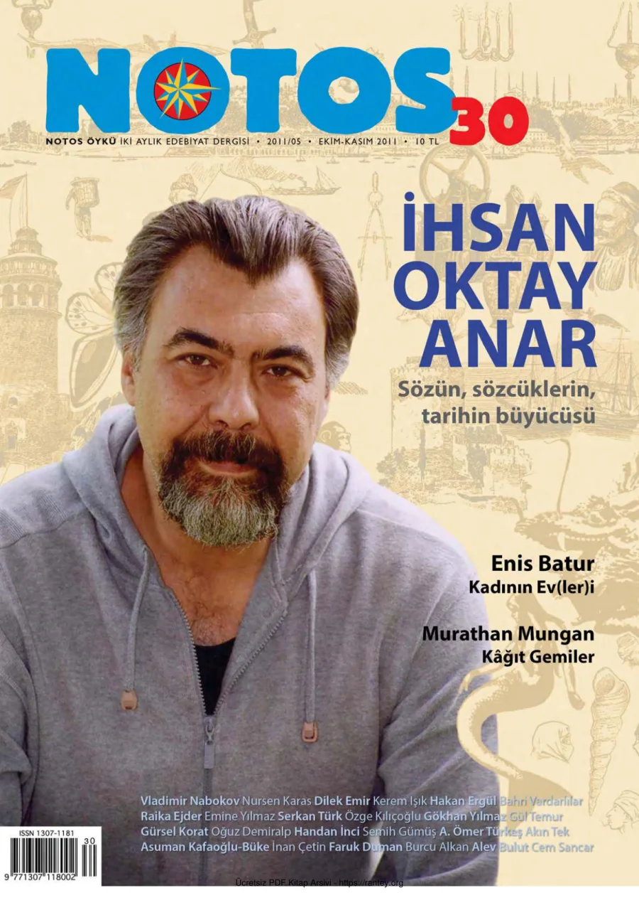 Notos Sayı 030 Ekim Kasım 2011 kapak görseli