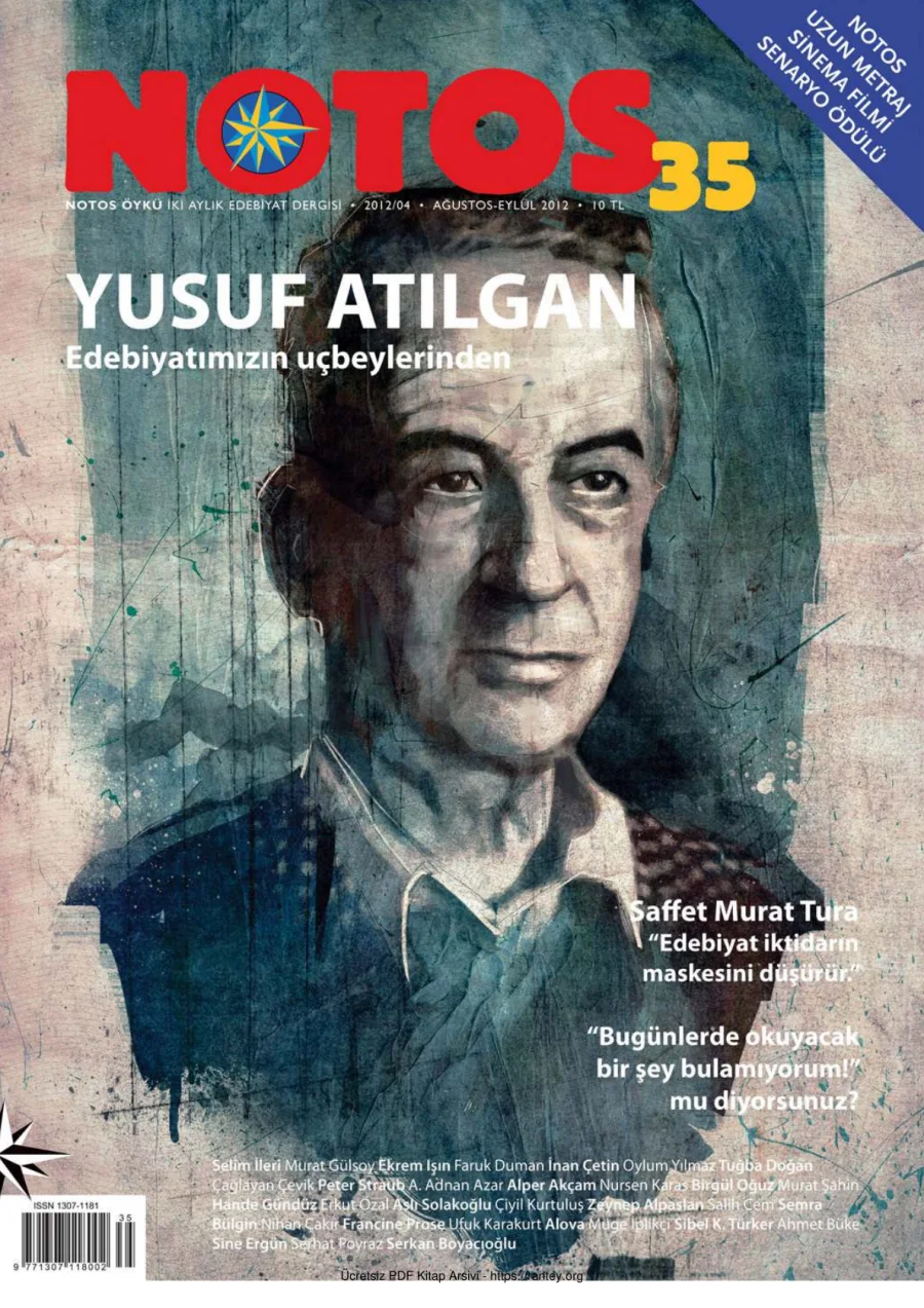 Notos Sayı 035 Ağustos Eylül 2012 kapak görseli