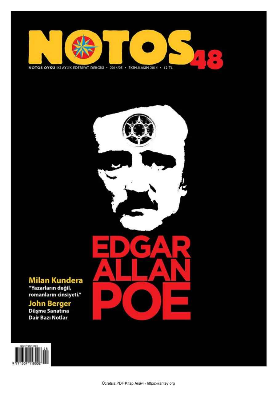 Notos Sayı 048 Ekim Kasım 2014 kapak görseli