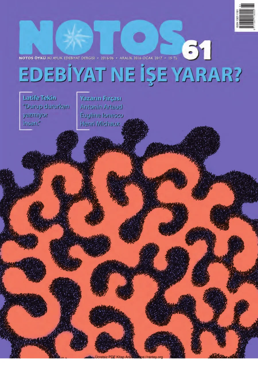 Notos Sayı 061 Aralık 2016 Ocak 2017 kapak görseli