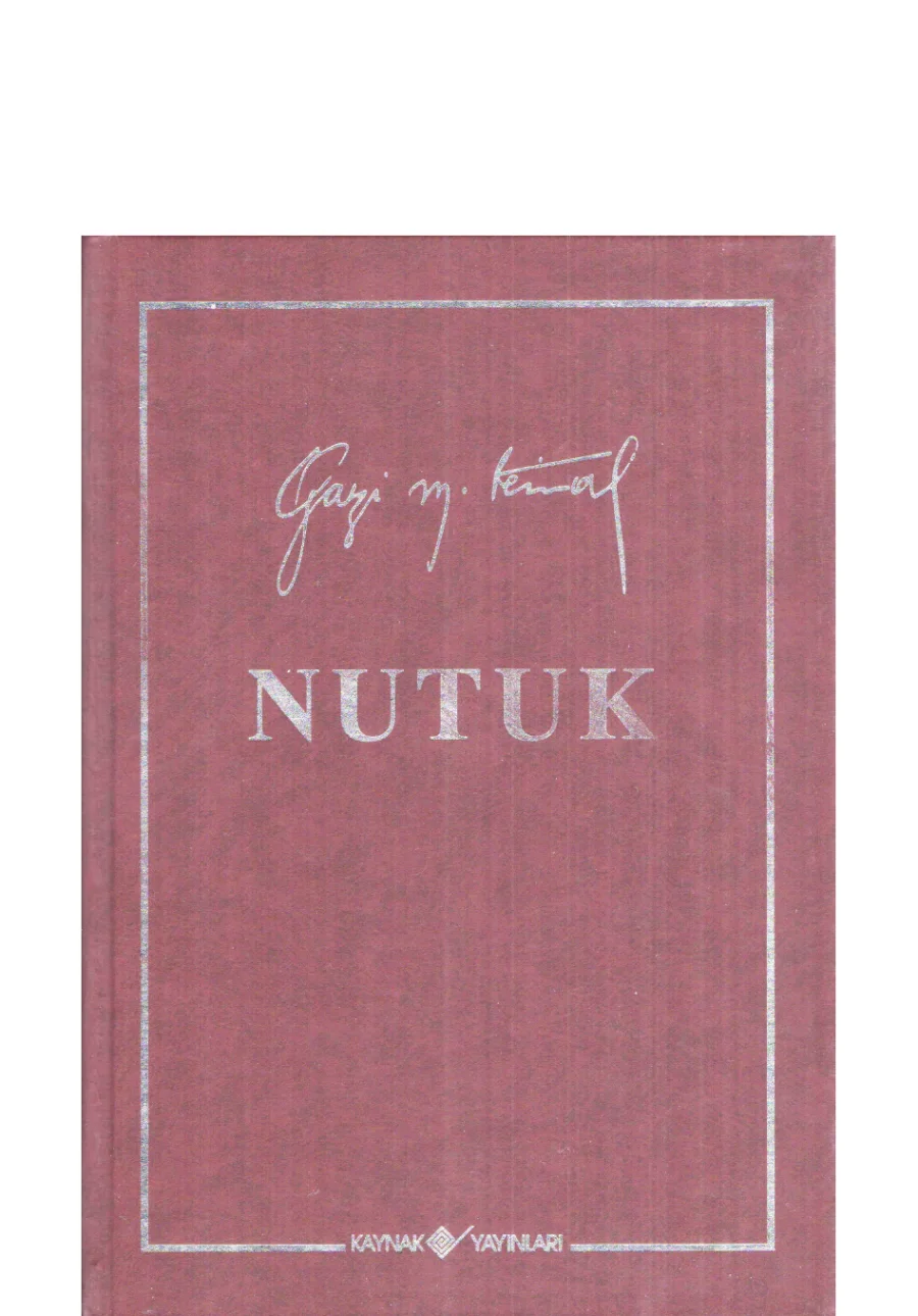 Nutuk kitap kapağı