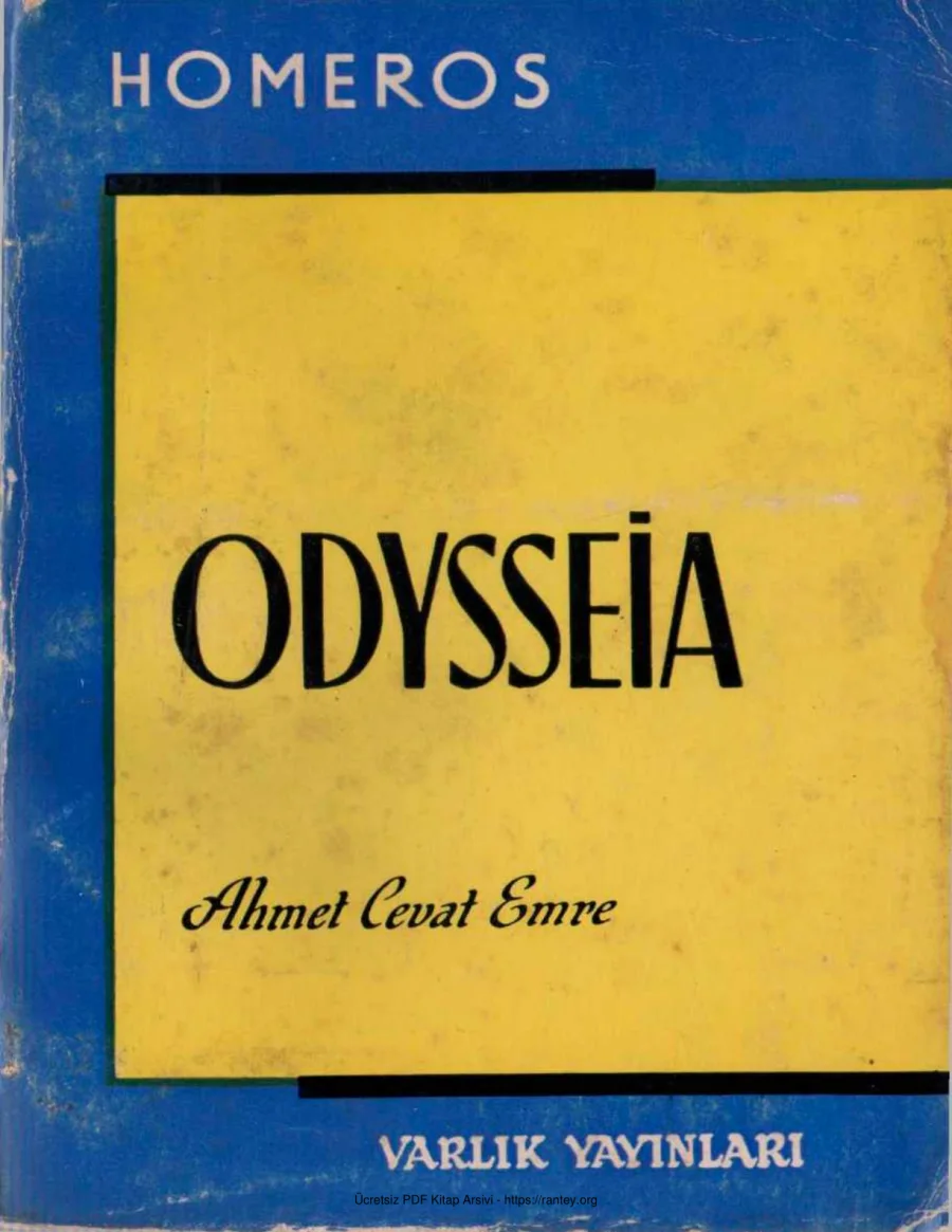Odysseus Homeros kapak görseli