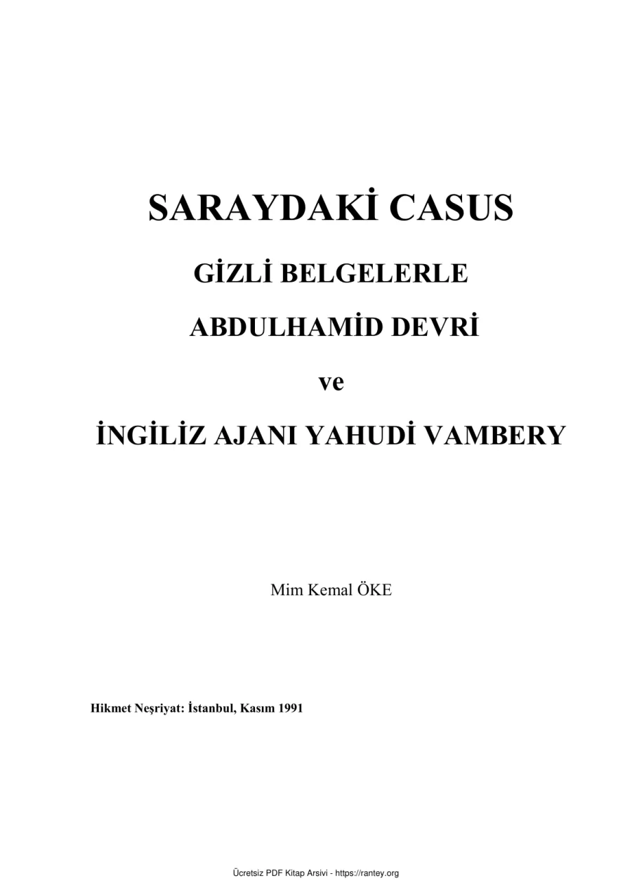 Oke Saraydaki Casus kapak görseli