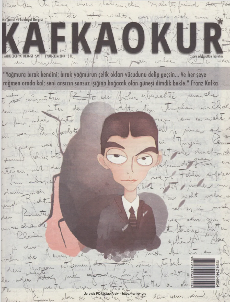 Okur Sayı 01 Franz Kafka kapak görseli