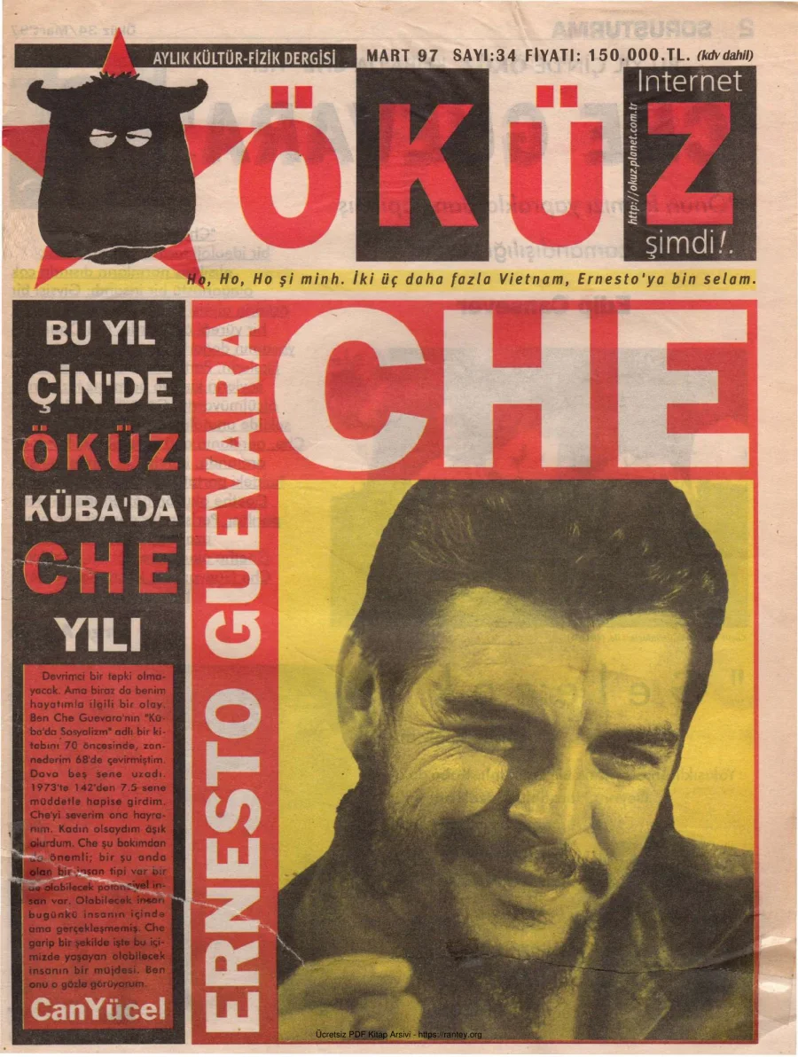 Öküz Sayı 34 Mart 1997 kapak görseli