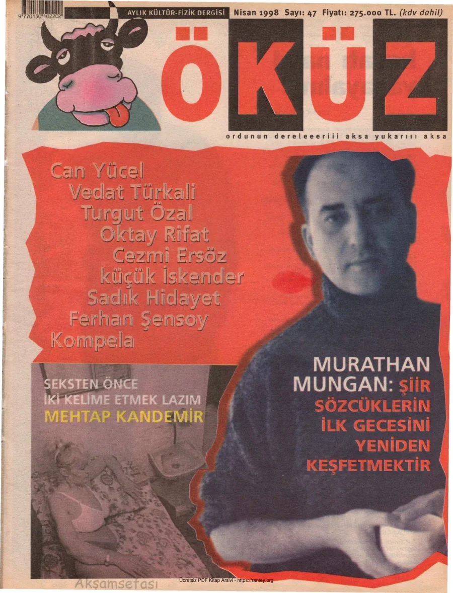 Öküz Sayı 47 Nisan 1998 kapak görseli