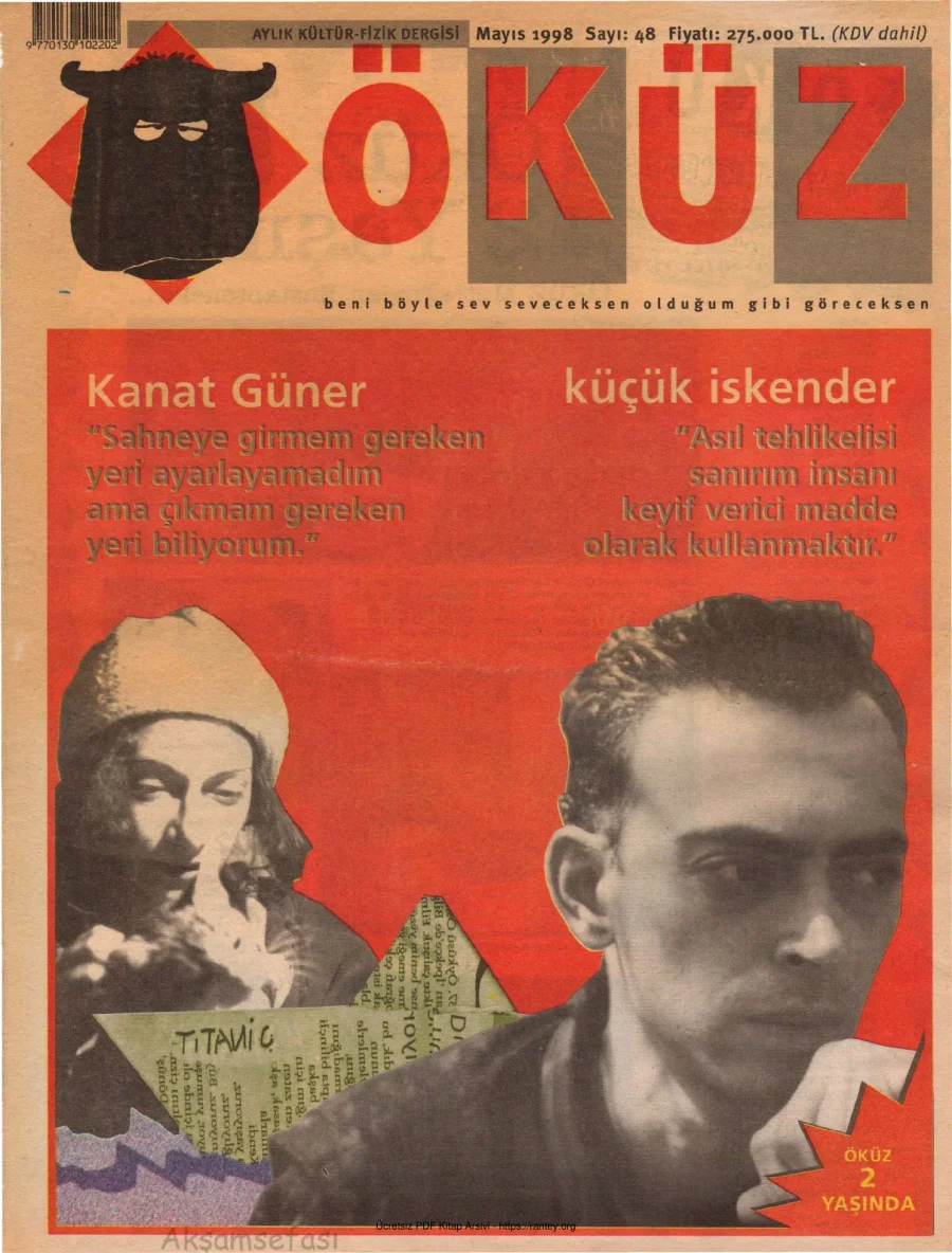 Öküz Sayı 48 Mayıs 1998 kapak görseli