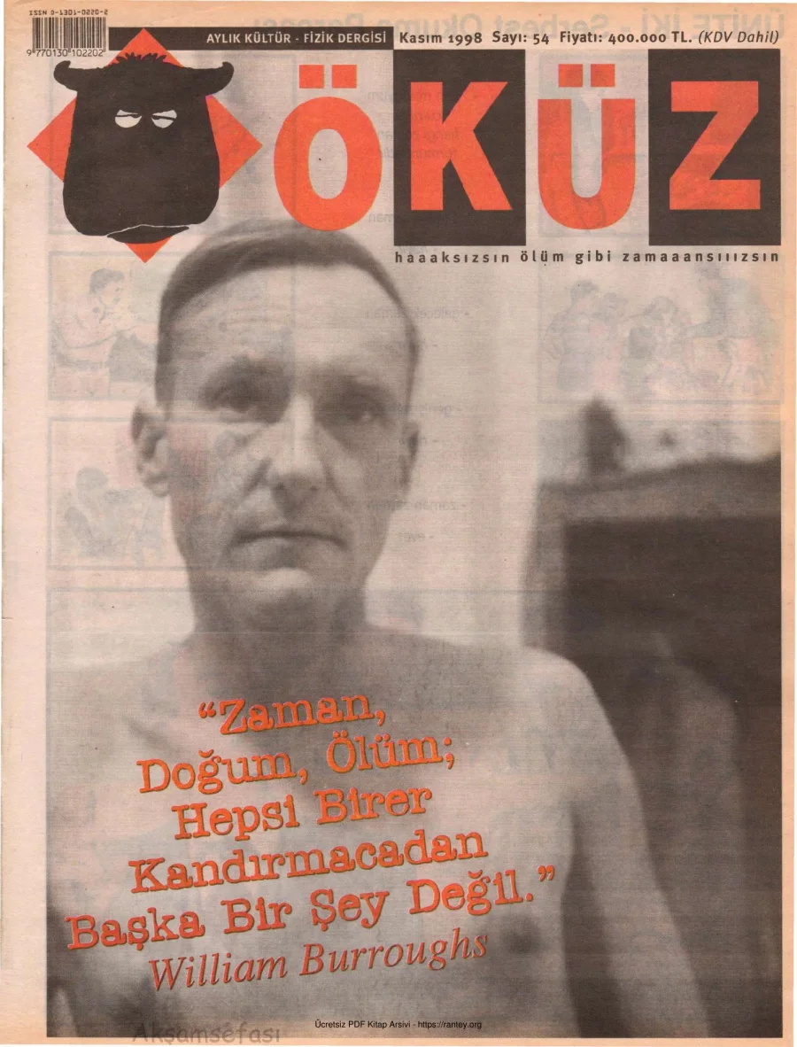 Öküz Sayı 54 Kasım 1998 kapak görseli