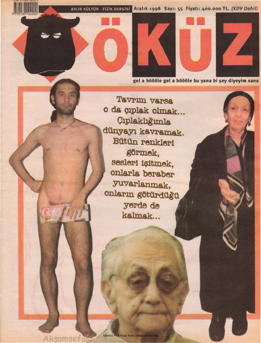 Öküz Sayı 55 Aralık 1998 kapak görseli