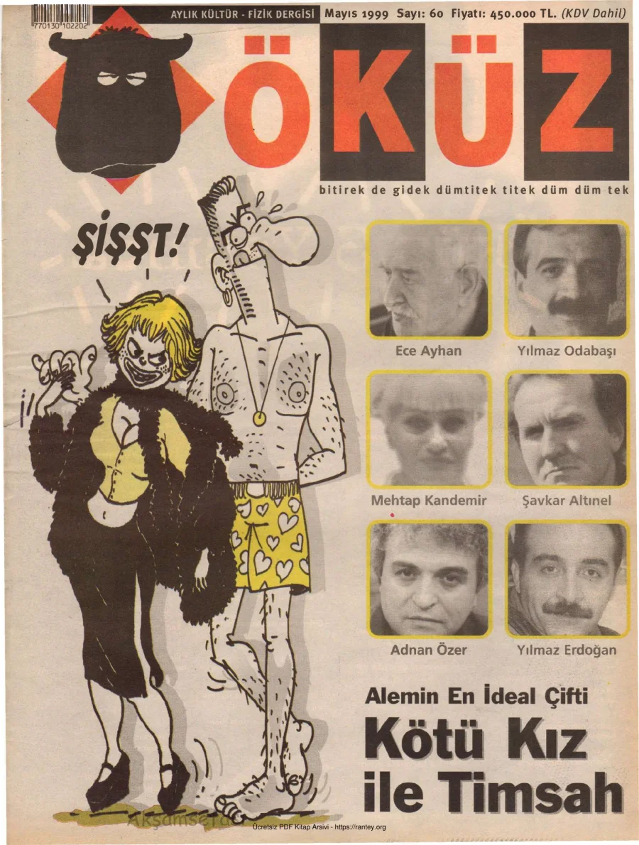 Öküz Sayı 60 Mayıs 1999 kapak görseli