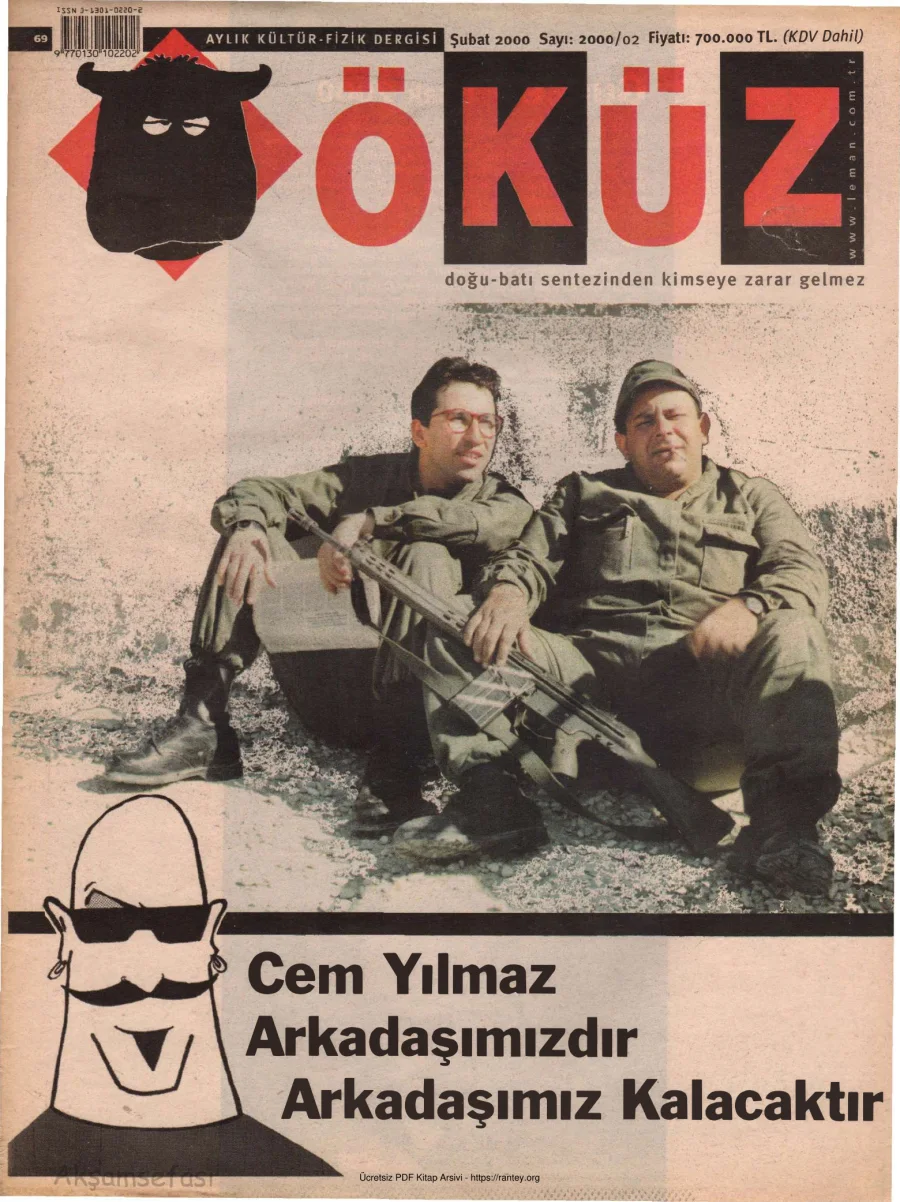 Öküz Sayı 69 Şubat 2000 kapak görseli