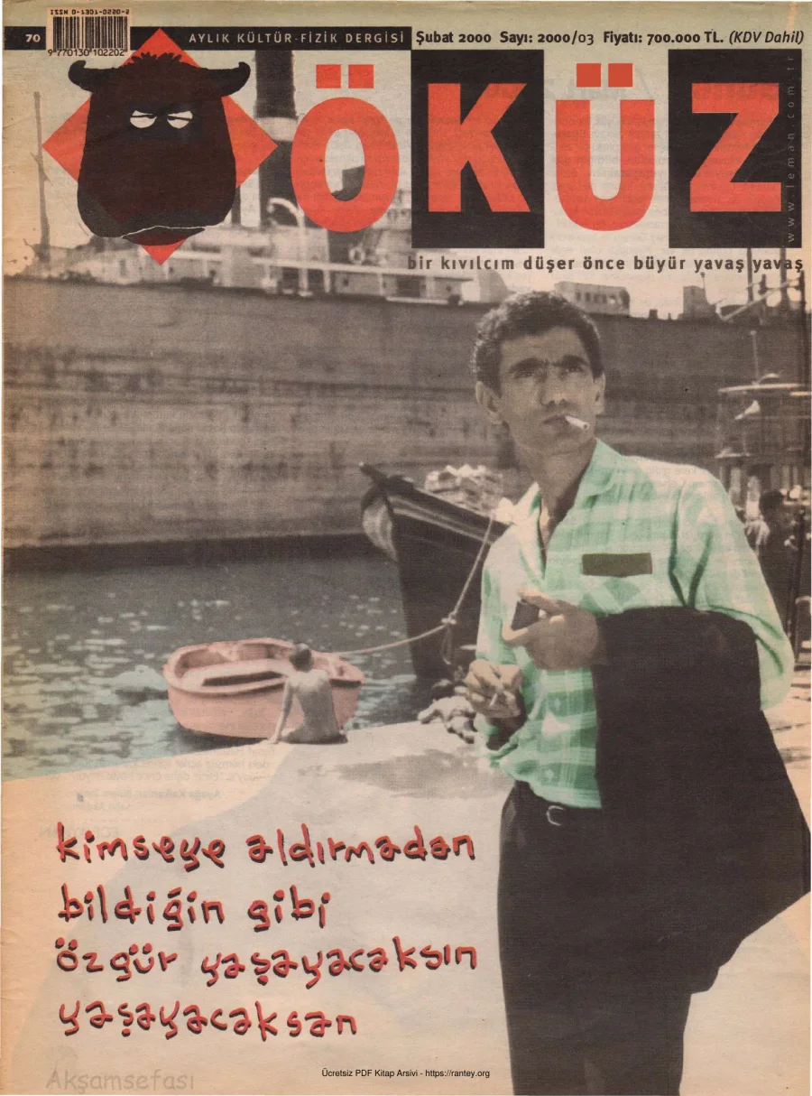Öküz Sayı 70 Mart 2000 kapak görseli