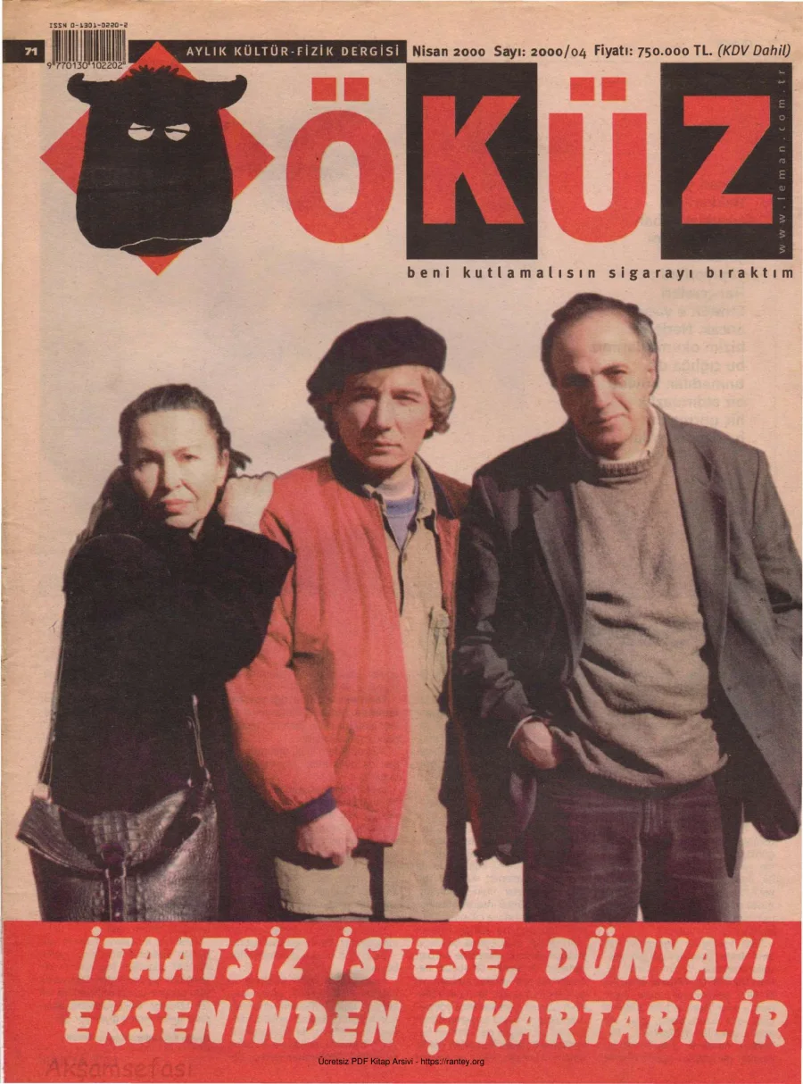 Öküz Sayı 71 Nisan 2000 kapak görseli