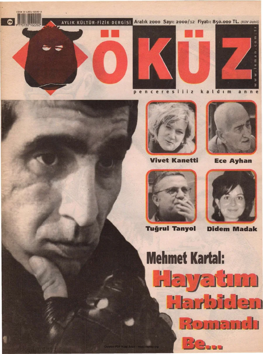 Öküz Sayı 79 Aralık 2000 kapak görseli