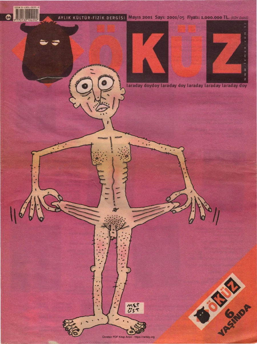 Öküz Sayı 84 Mayıs 2001 kapak görseli