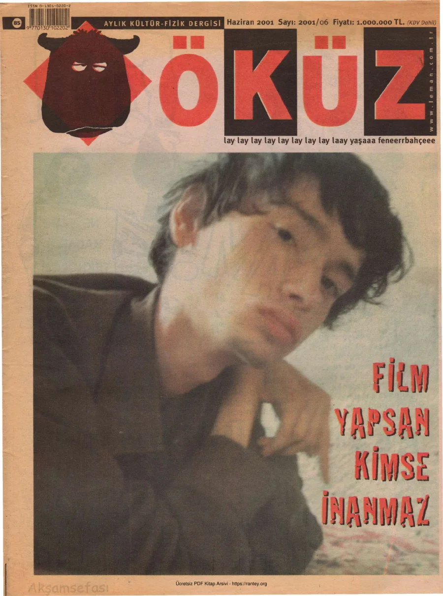 Öküz Sayı 85 Haziran 2001 kapak görseli