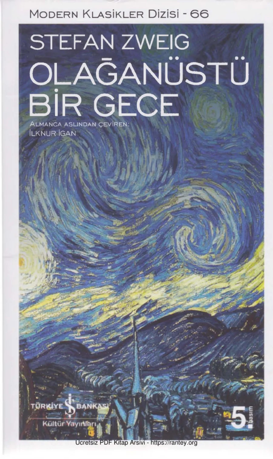 Olağanüstü Bir Gece İş Bankası Yayınları kapak görseli