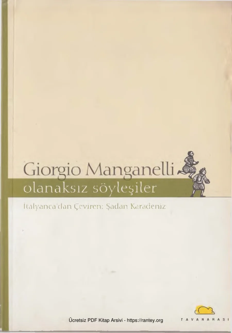 Olanaksız Söyleşiler Tavanarası Yayınları kapak görseli