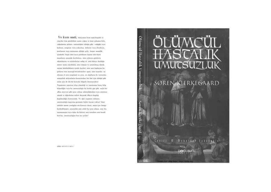 Ölümcül Hastalık Umutsuzluk kapak görseli