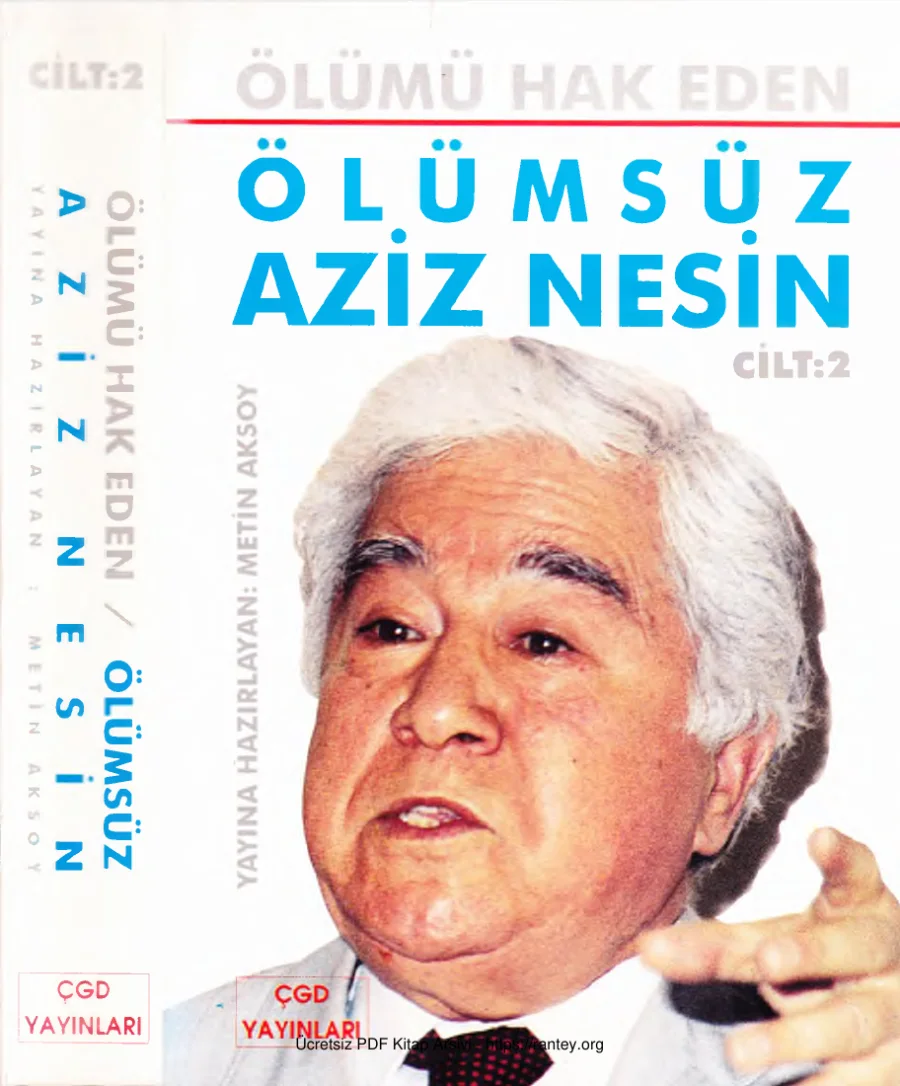 Ölümü Hak Eden Ölümsüz Aziz Nesin Cilt 2 ÇGD Yayınları kapak görseli