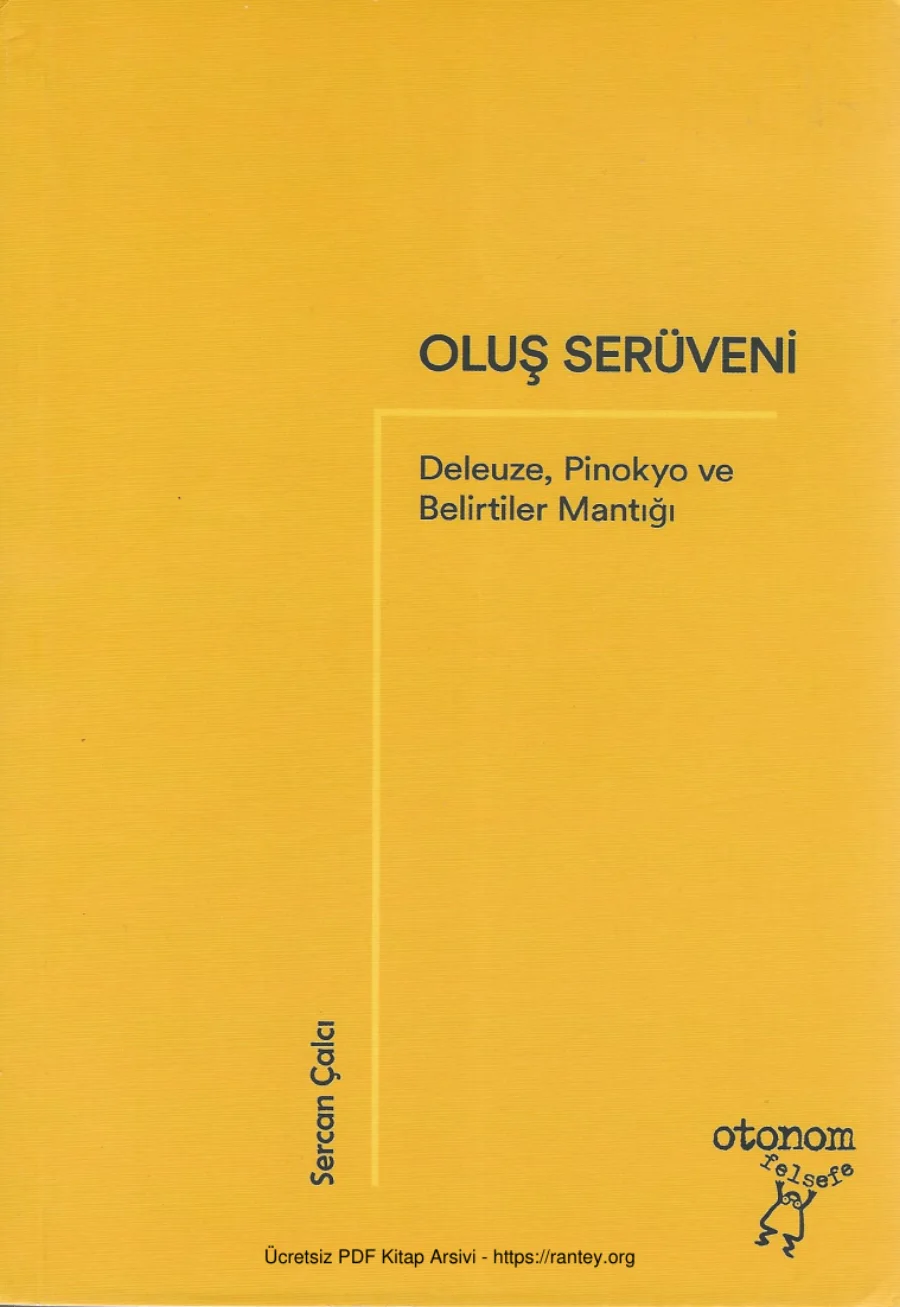 Oluş Serüveni Deleuze Pinokyo ve Belirtiler Mantığı kapak görseli