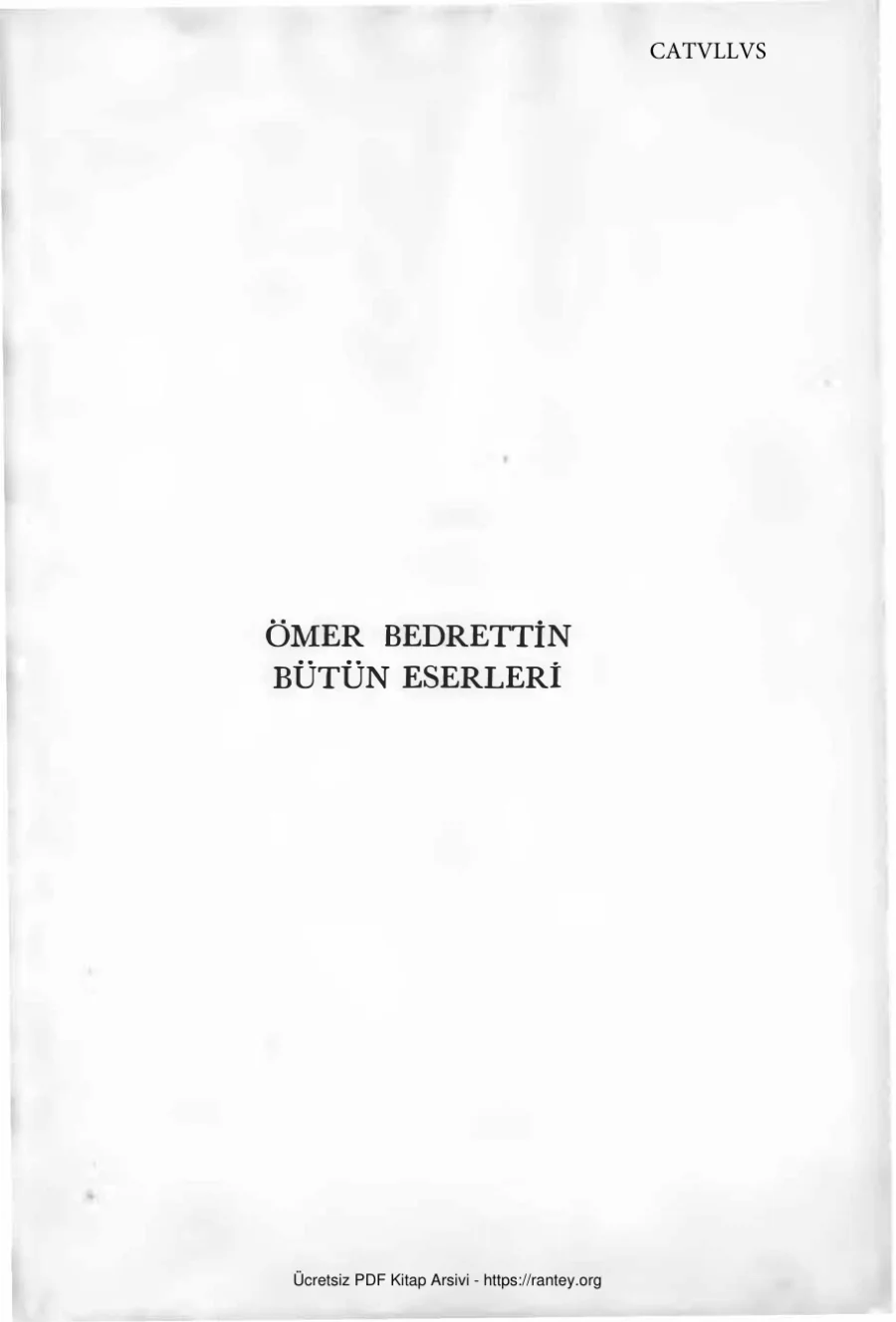 Ömer Bedrettin Uşaklı TDK Yayınları kapak görseli
